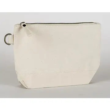 Canvas Pouch with D Ring