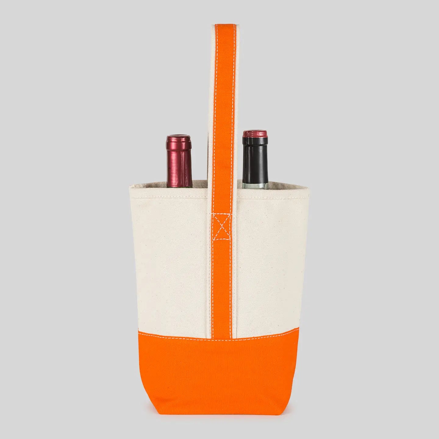 Double Bottle Canvas Wine Tote
