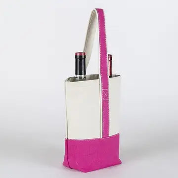 Double Bottle Canvas Wine Tote