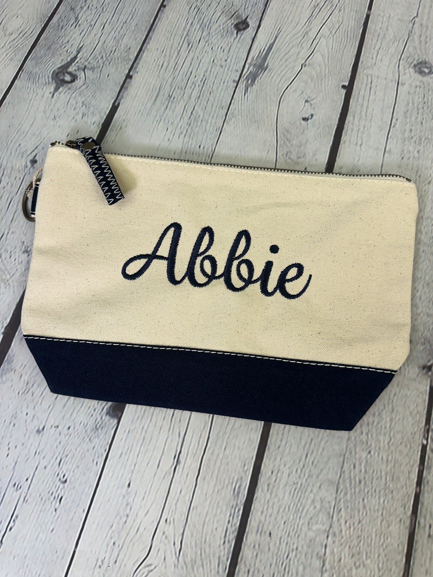 Canvas Pouch with D Ring