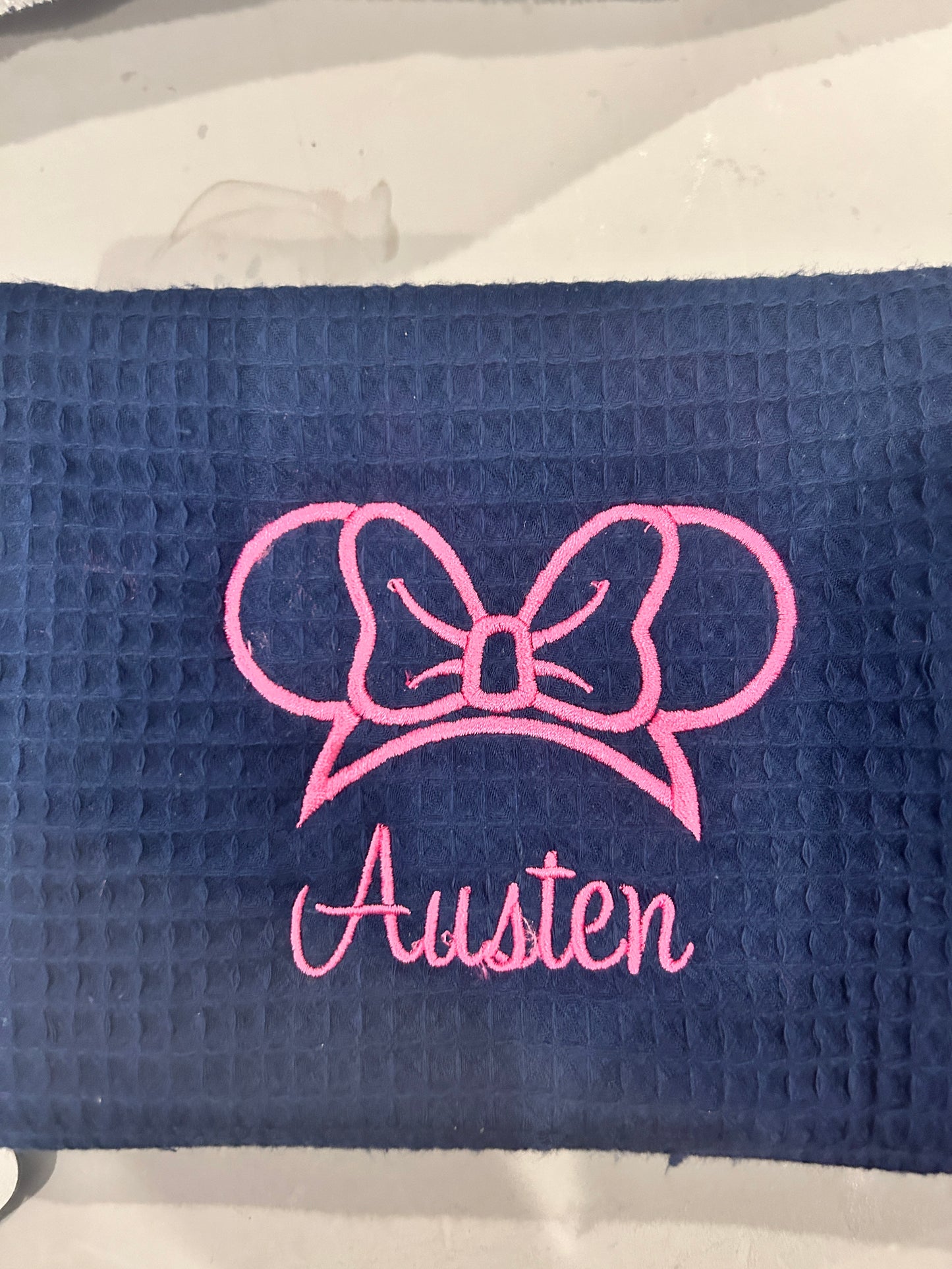 Waffle cosmetic travel bag