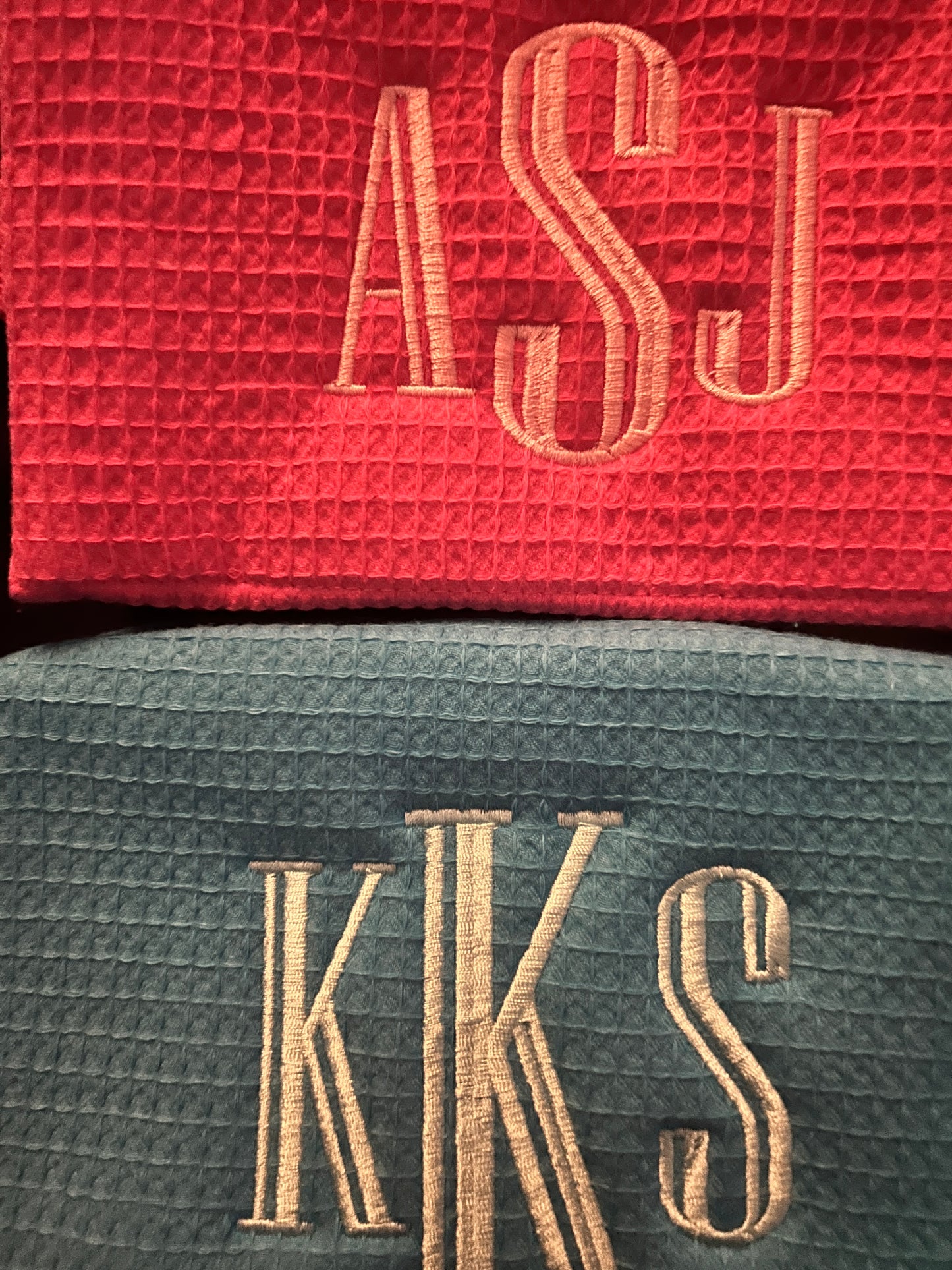 Waffle cosmetic travel bag