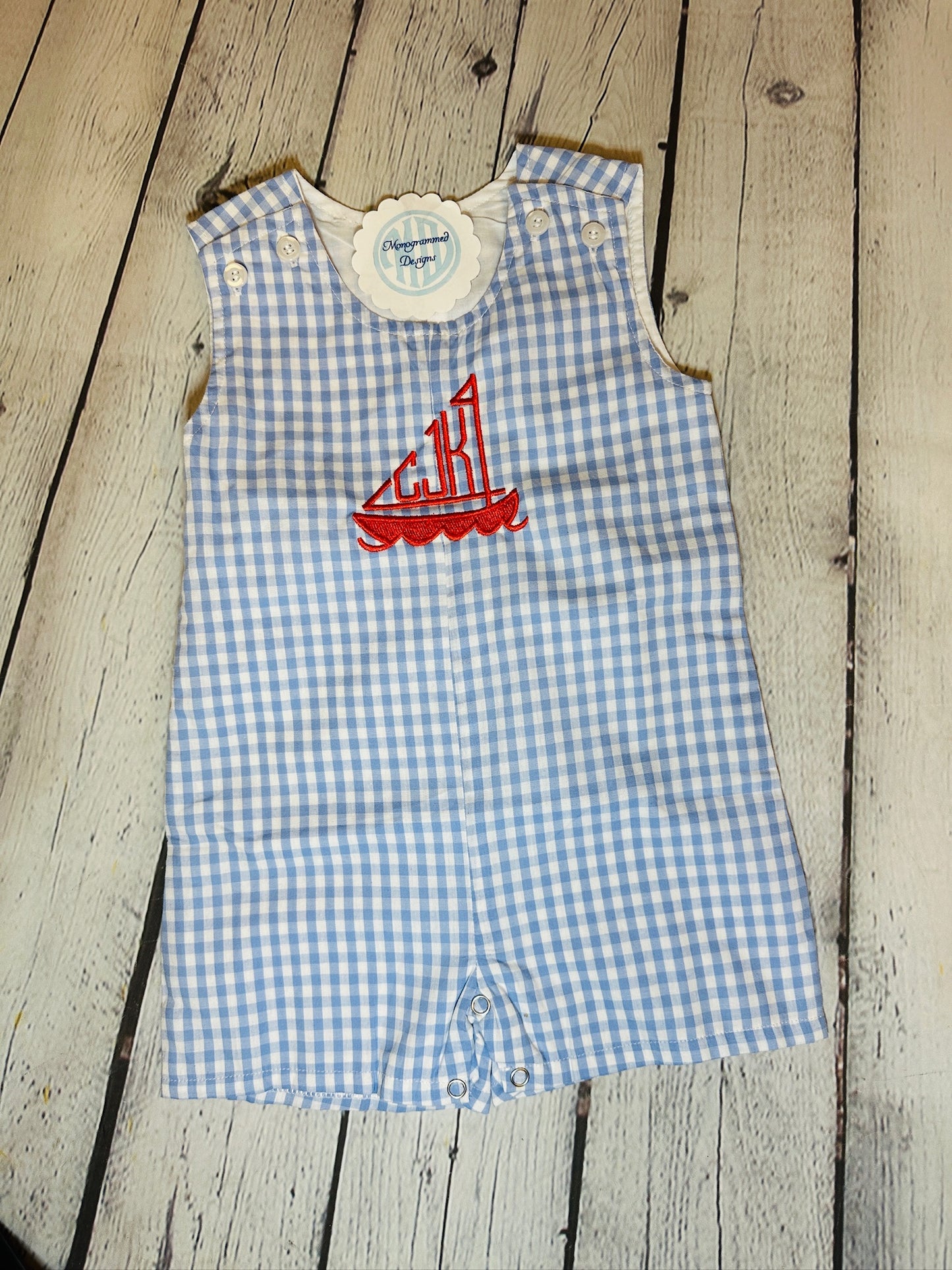 Boy's Jon Jon - Seersucker, Gingham or Solid