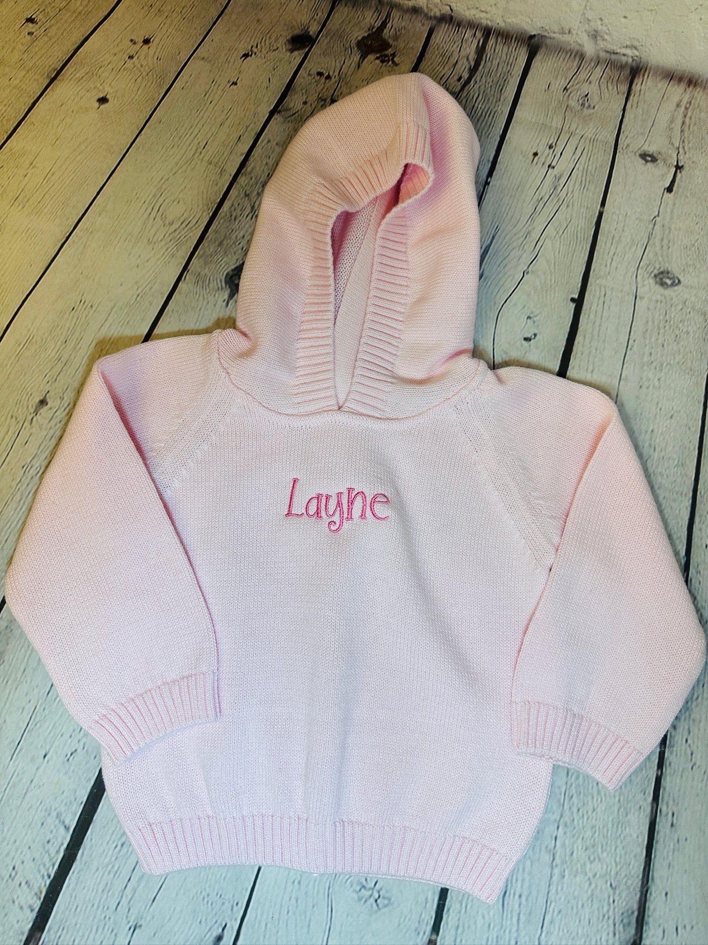 Zip Back Hoodie wit Raglan Sleeve
