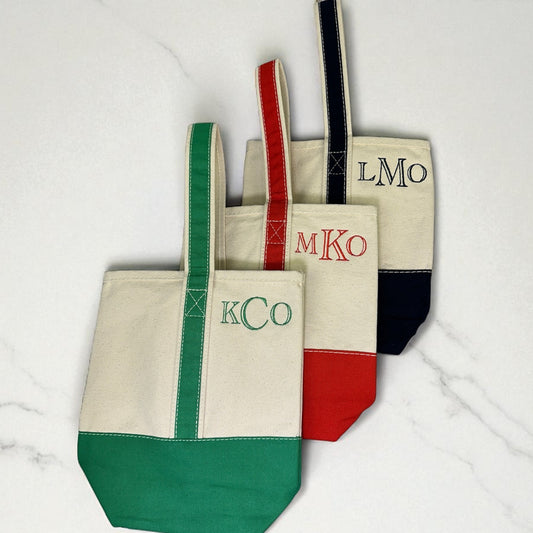 Double Bottle Canvas Wine Tote