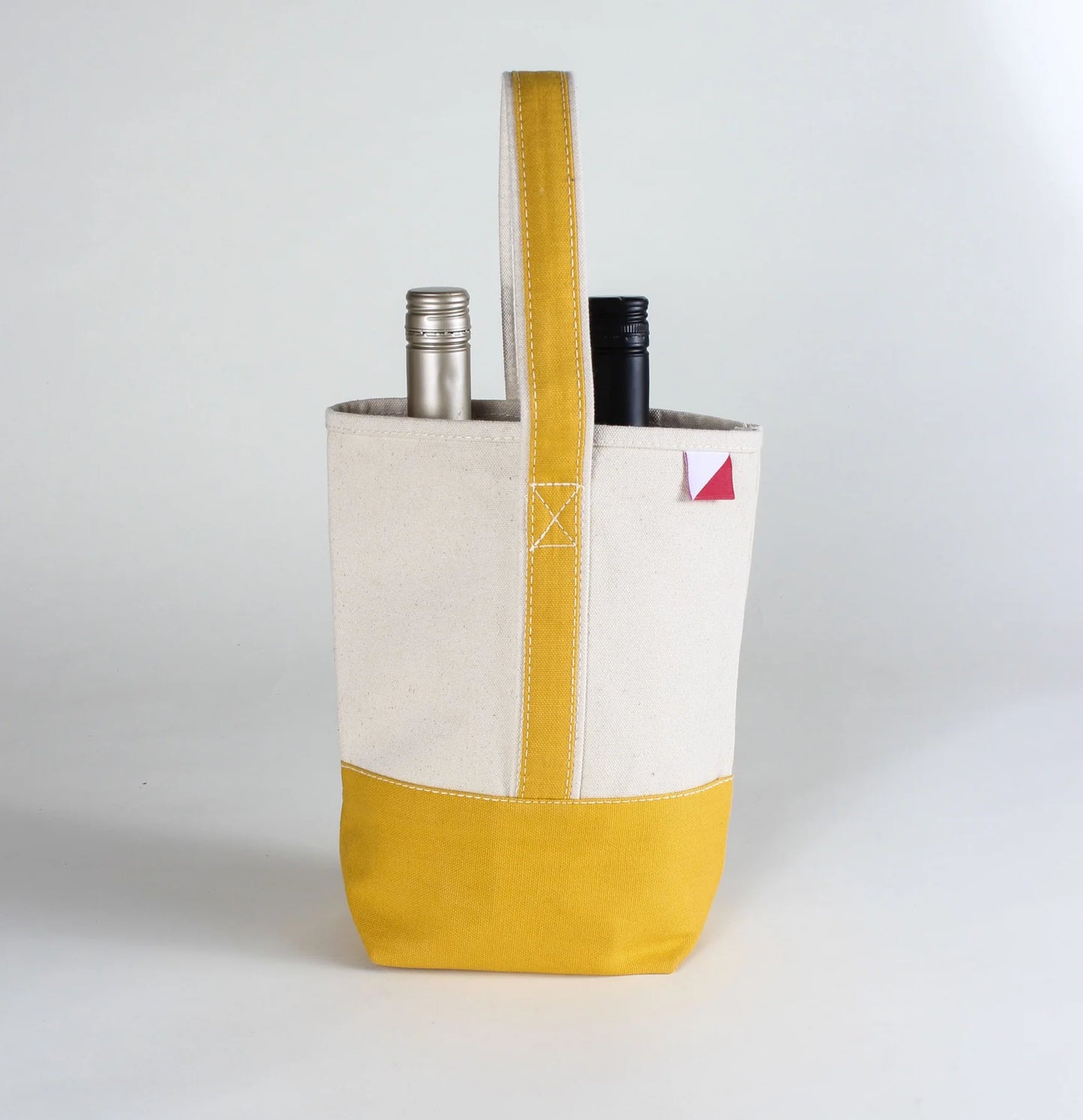 Double Bottle Canvas Wine Tote
