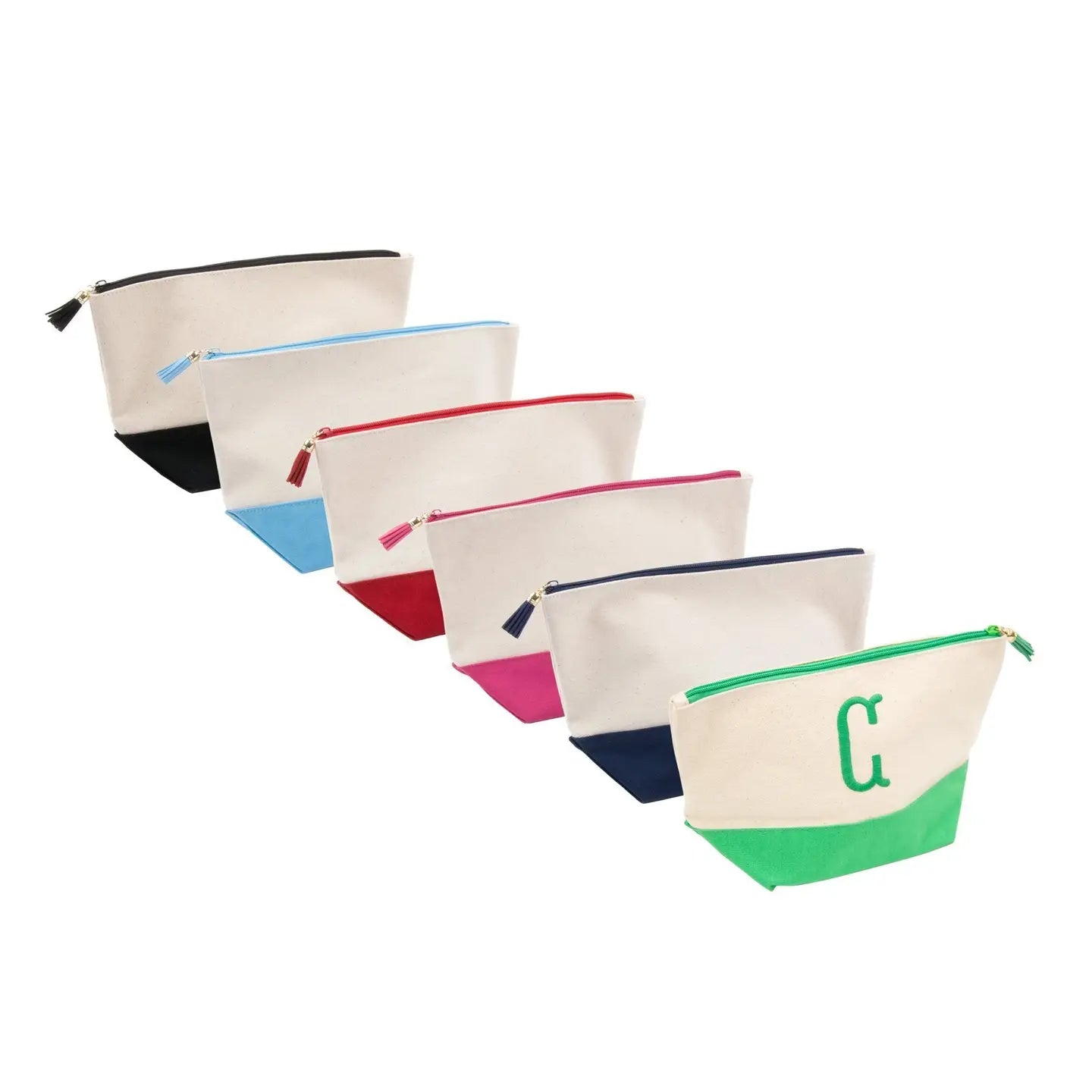 Canvas Pouch with Tassel