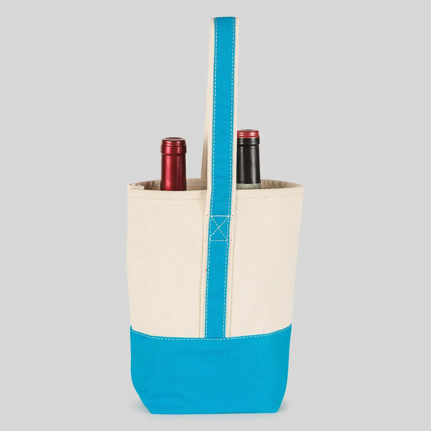 Double Bottle Canvas Wine Tote
