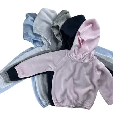 Zip Back Hoodie wit Raglan Sleeve