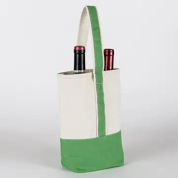 Double Bottle Canvas Wine Tote
