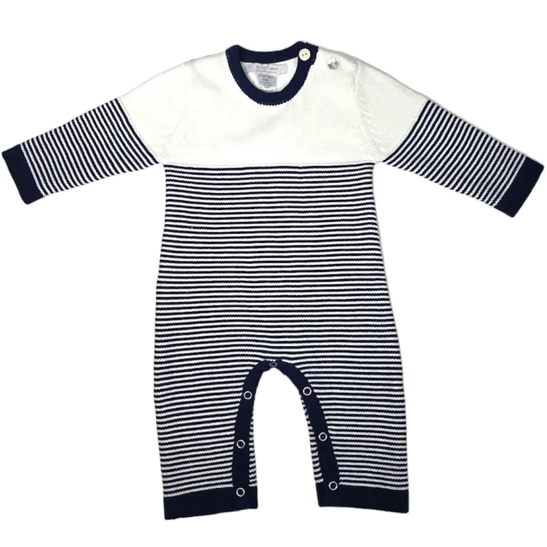 Infant Striped Cotton Onesie