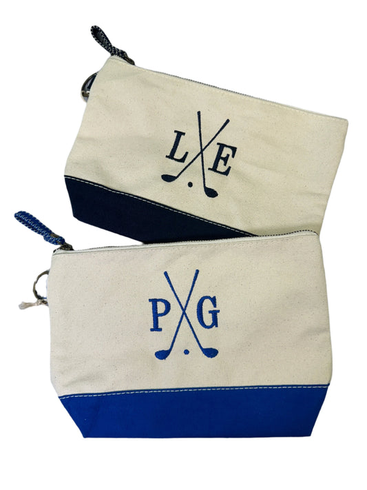 Canvas Pouch with D Ring