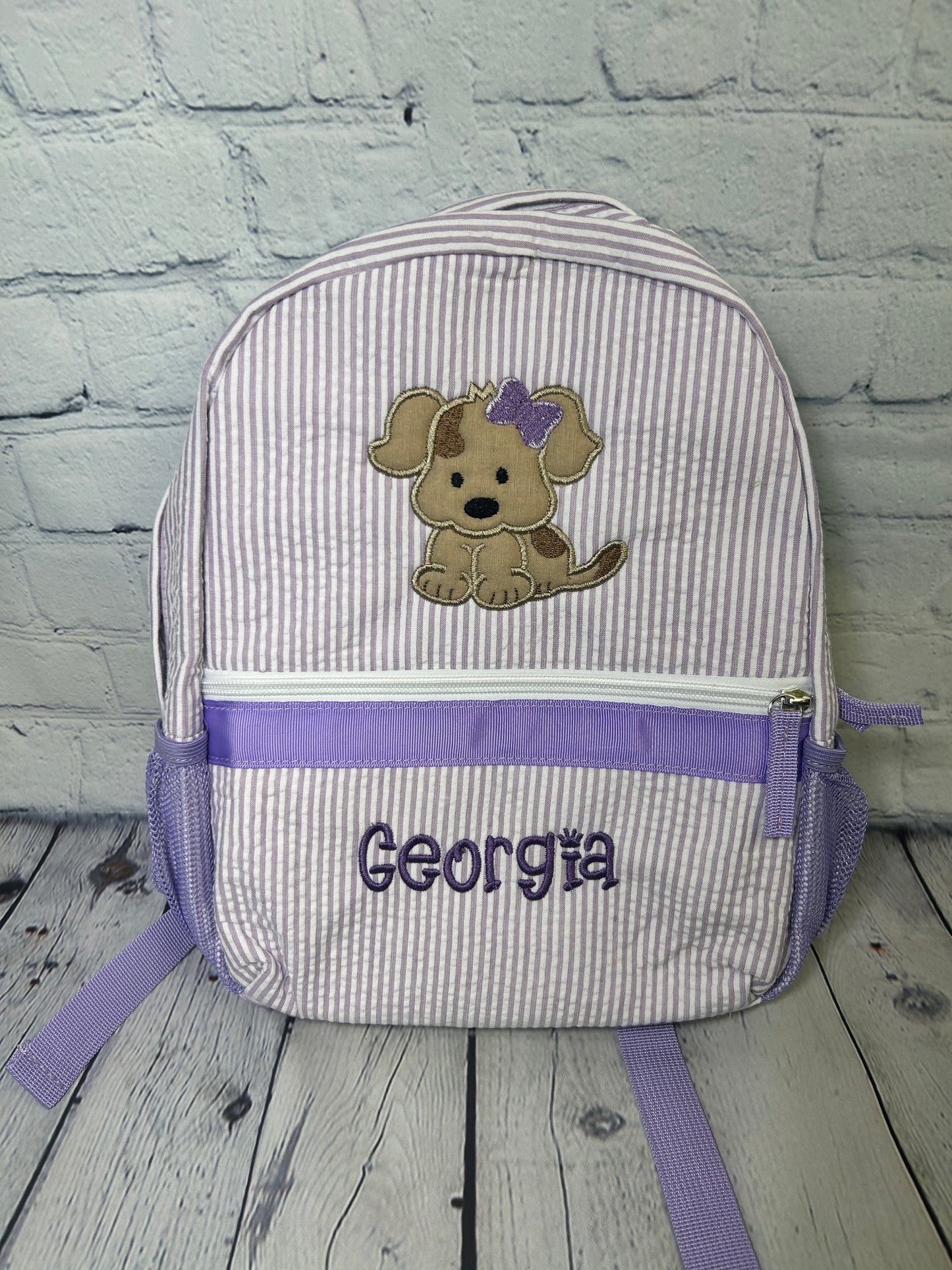 Toddler backpack with personiliztion