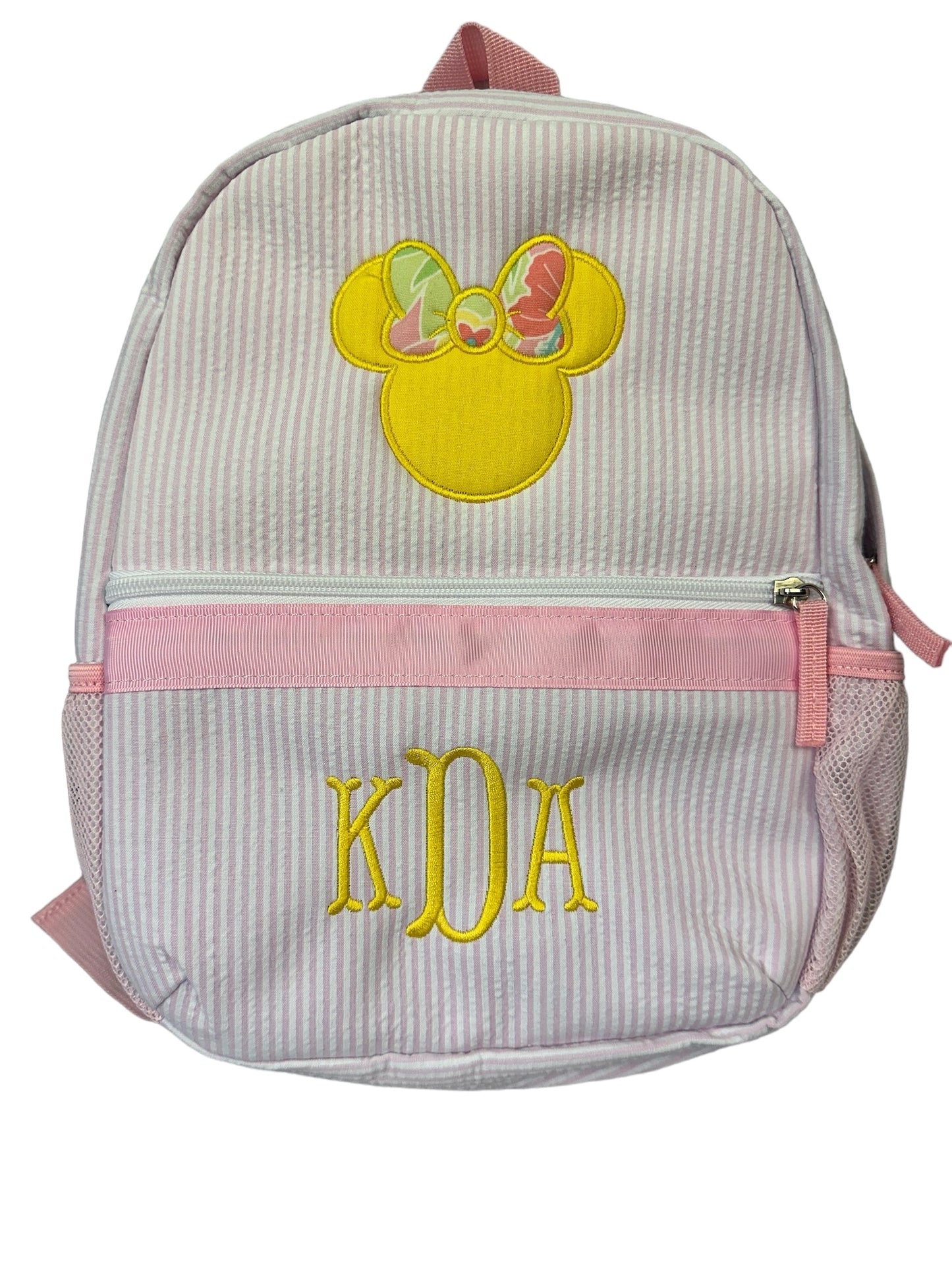 Toddler backpack with personiliztion